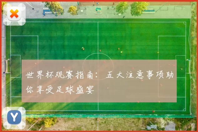 世界杯观赛指南：五大注意事项助你享受足球盛宴