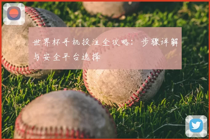 世界杯手机投注全攻略：步骤详解与安全平台选择