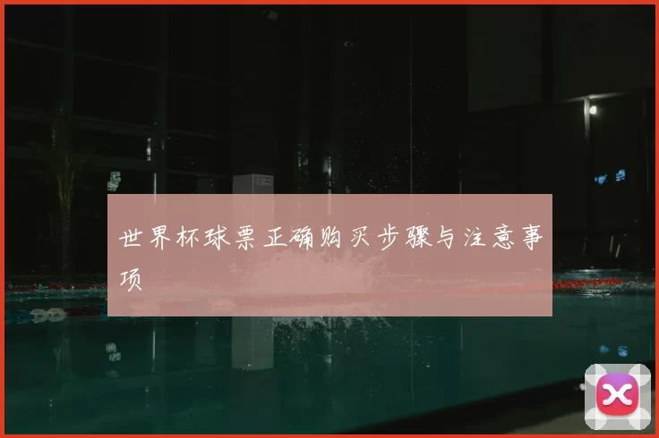 世界杯球票正确购买步骤与注意事项